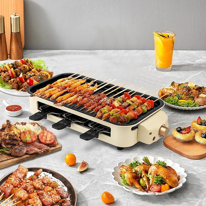 Pukomc Electric Indoor Grill, 2 in 1 Indoor Grills - Image 9