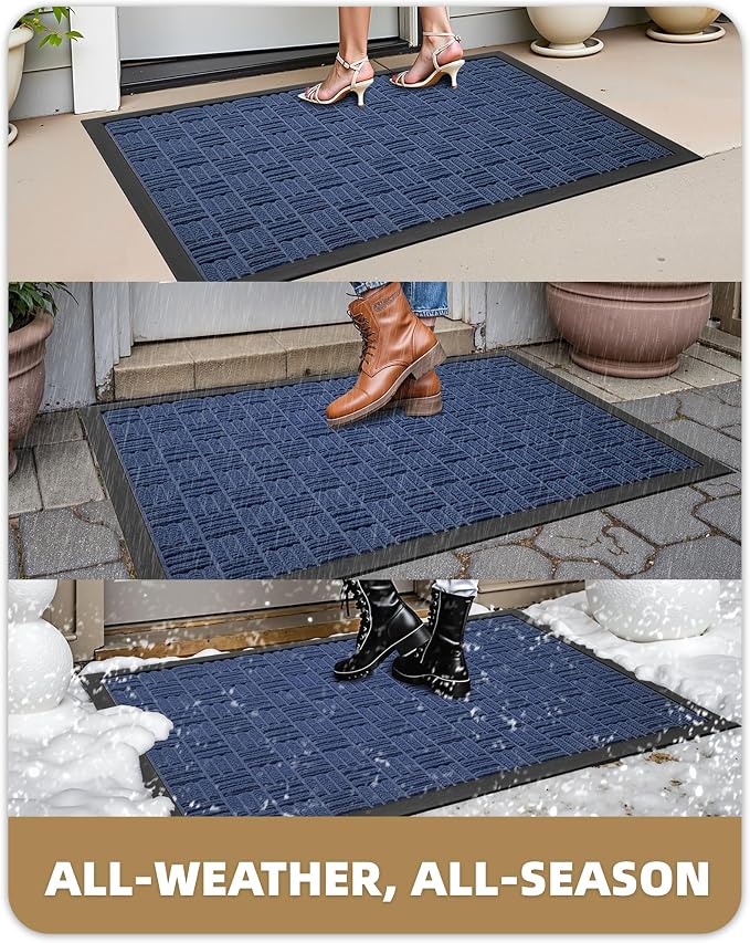 Color&Geometry Front Door Mat Outside Entrance, Heavy Duty Non Slip Low Profile - Image 6