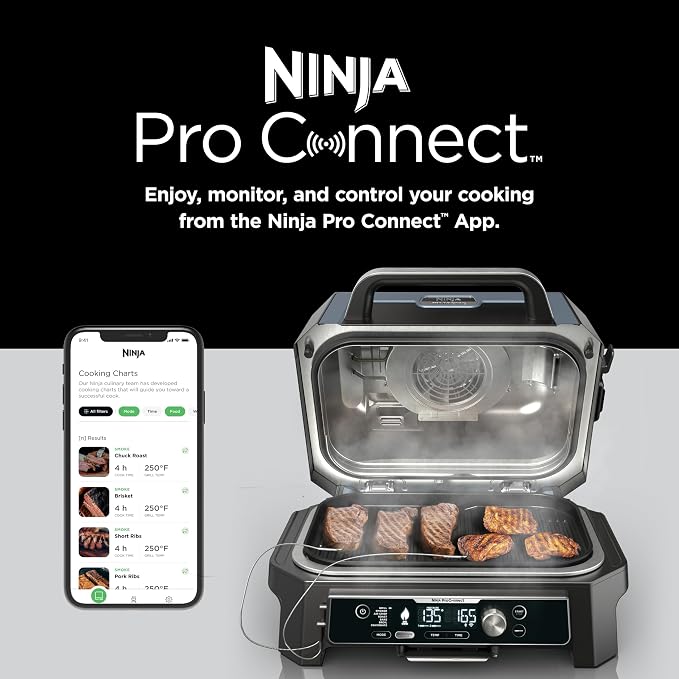 Ninja OG951 Woodfire Pro Connect Premium XL Outdoor Grill & Smoker, App Enabled - Image 6