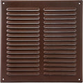 Square Ventilation Grille / 10" x 10" Inch Inside Measurement/Brown Metal Air by Unknown