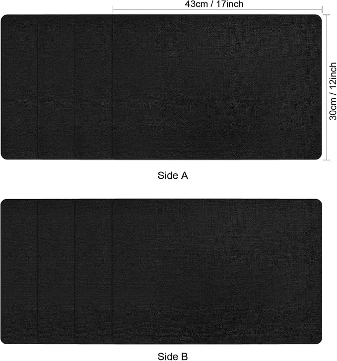 Myir JUN Placemats Dual Sided, Faux Leather Place Mats Set of 8 Indoor Placemats - Image 6