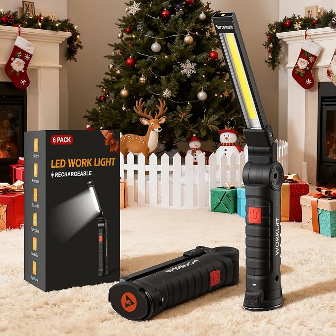 Magnetic Work Light 6Pack, Rechargeable Work Light - Image 7