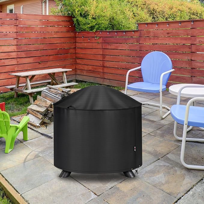 Unicook Firepit Cover Round 36 Inch, Waterproof Fade Resistant Outdoor Fire - Image 7