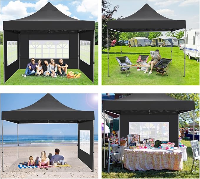 COBIZI 10x10 Pop Up Canopy Tent 10x10 Canopy - Image 7