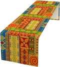 African Totems Table Runner, African American Kwanzaa Black History Month by Unknown