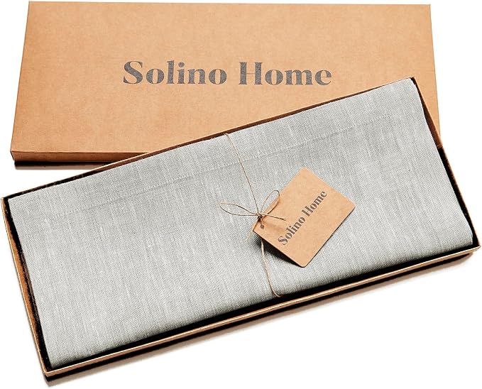 Solino Home Linen Table Runner 132 Inches Long - Image 5