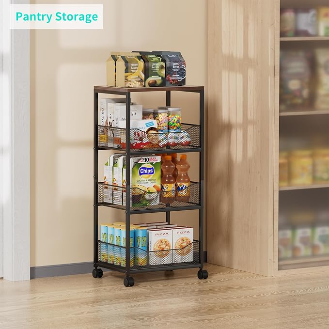 HapiRm Fruit Basket Kitchen Cart - Image 8