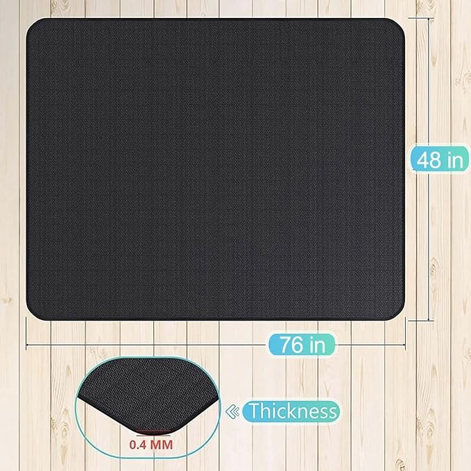 UBeesize Large 76x48 inches Under Grill Mat - Image 8