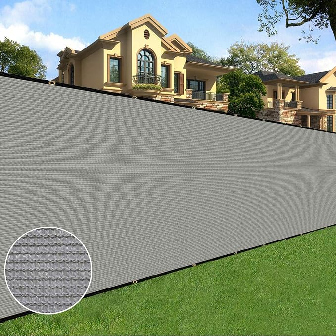 Sunnyglade 4 feet x 50 feet Privacy Screen Fence Heavy Duty Fencing Mesh Shade by Sunnyglade