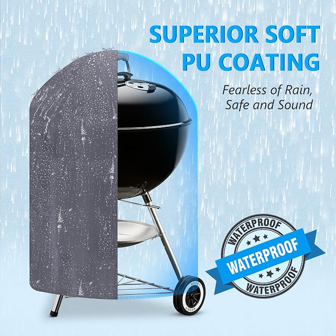 22 Inch Kettle Grill Cover - Image 7