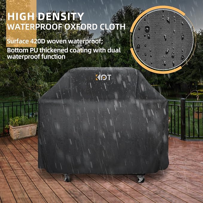 KPT 57 Inch Grill Cover for Outdoor Grill - Image 4
