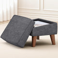 Small Footstool Ottoman with Storage, Ottoman Foot Rest, Modern Foot Stool with by FAGAGA