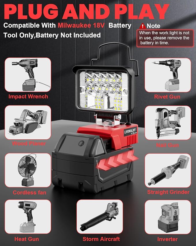 LIVOWALNY LED Work Light Compatible - Image 6