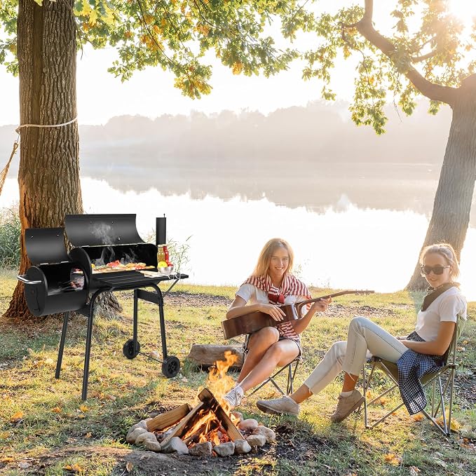 VINGLI Barrel Charcoal Grill - Image 6