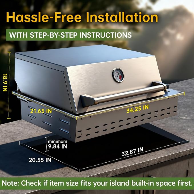 34-Inch Premium Built-In Liquid Propane Griddle - Image 8