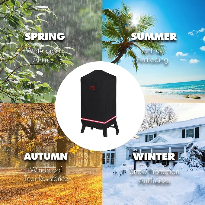 Turtle Life Smoker Cover for Pit Boss Copperhead 5-7 Series Vertical Pellet - Image 5