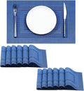 Leetaltree Blue Frame Placemats Set of 12 by Leetaltree-ArtatEveryTable
