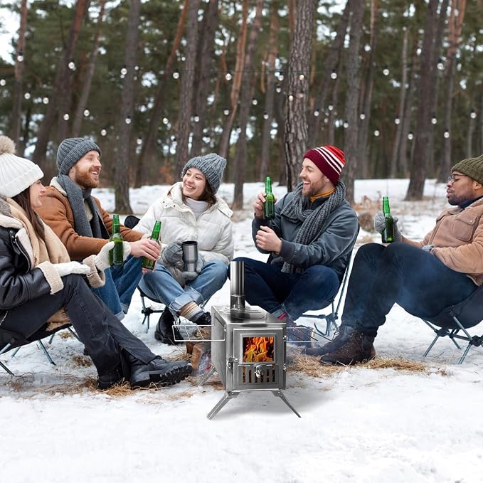 Wood Burning Stove, Portable Camping Stove - Image 7