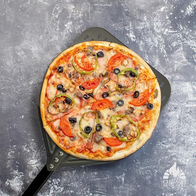 Chicago Brick Oven Perforated Pizza Peel - Image 4