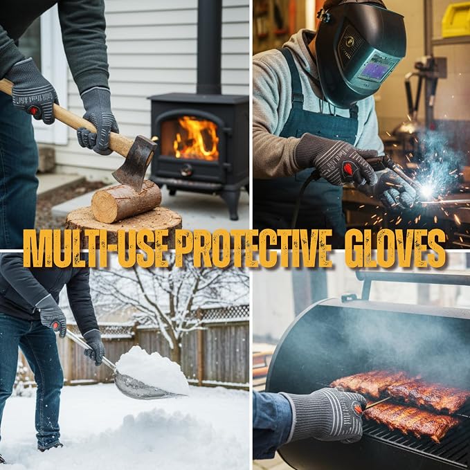 GRILL HEAT AID BBQ Grill Gloves 1472°F - Image 8