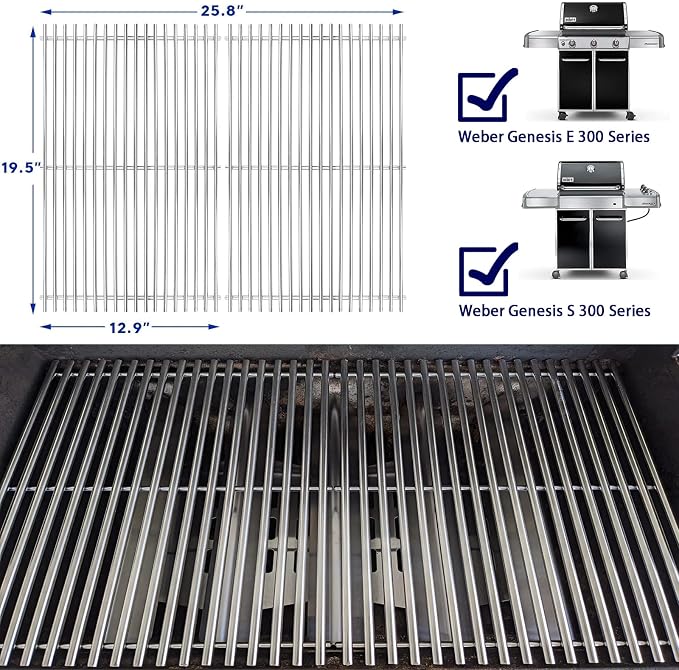 Genesis Grill Parts for Weber 300 Weber 310 Weber 330 Genesis E330 E310 S310 - Image 3