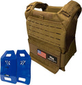 Northgym Adjustable Weighted Vest/Incl. 3D Weight Plates in 14lbs / 20lbs/ by NorthGym