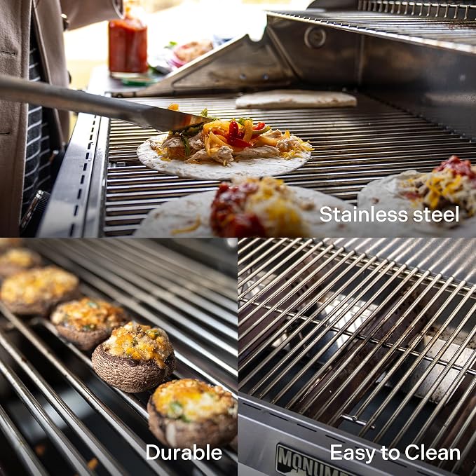 Monument Grills Larger 4-Burner Propane Gas Grills Stainless Steel - Image 3