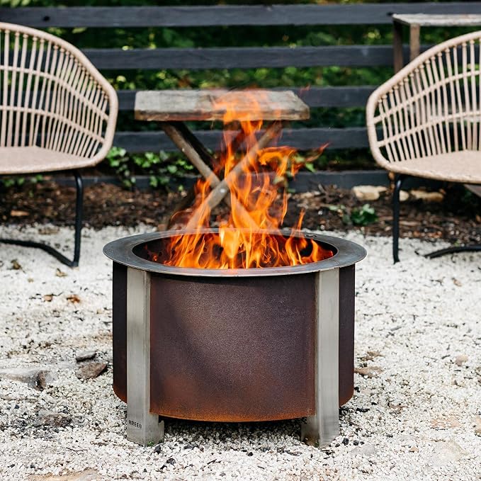 Breeo Smokeless Fire Pit | 22.1 inch Smokeless Fire Pit - Image 4