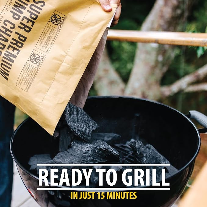 FOGO Super Premium Hardwood Lump Charcoal, Large Sized Lump Charcoal - Image 7