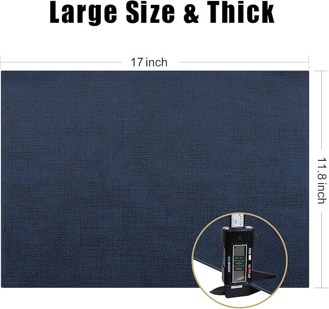 Homaxy Faux Leather Heat Resistant Placemats - Image 5