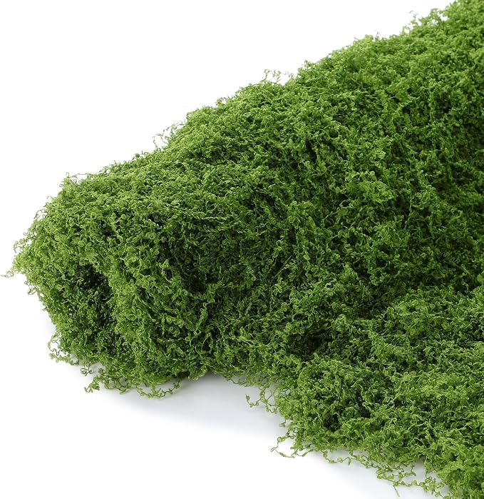 Zeyune 1 Pcs Fake Moss Table Runner by Zeyune