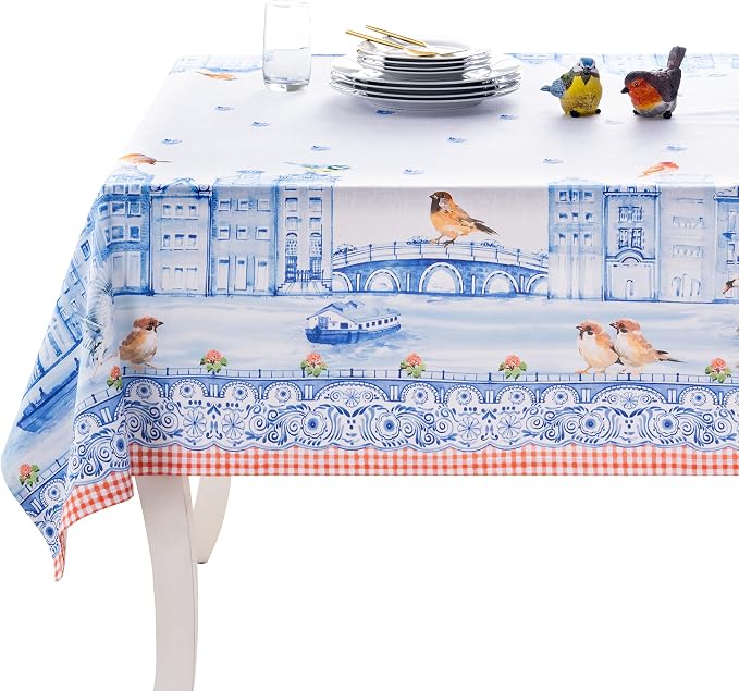 Maison d'Hermine Table Cloth Rectangle Table 100% Cotton Tablecloth by MaisondHermine