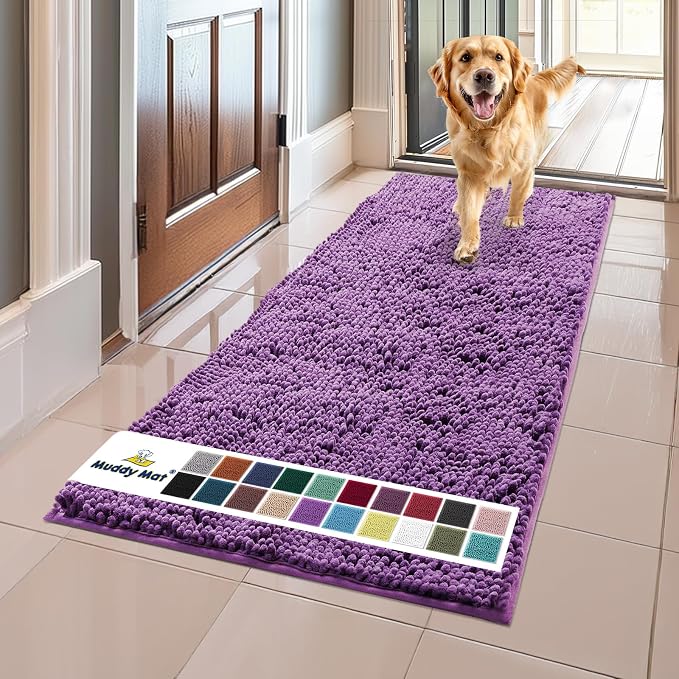 Muddy Mat® | Super Absorbent Door Mat Indoor, Microfiber Quick Dry Chenille by MuddyMat%C2%AE