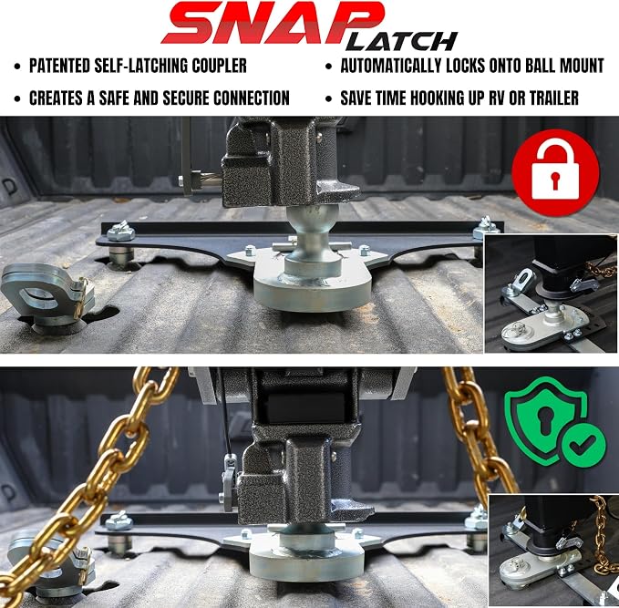 GEN-Y Hitch Fifth Wheel to Gooseneck Static Pin Box - Image 4