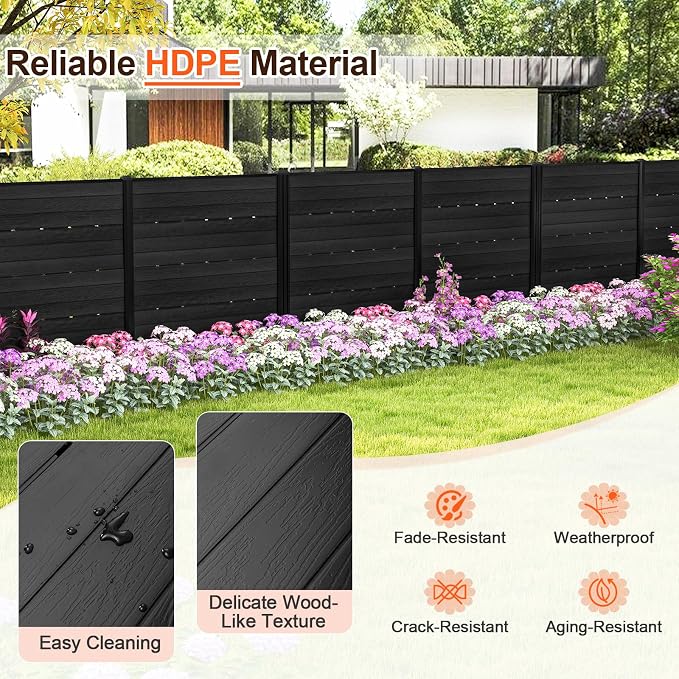Giantex 2 Panels Air Conditioner Fence - Image 4
