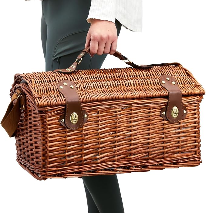 Juvale Picnic Basket for 4 People - Image 7