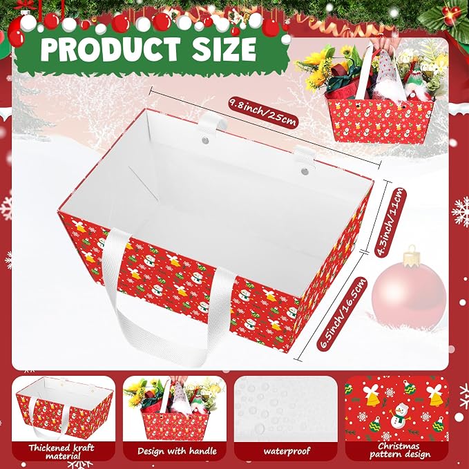 Pinkunn 48 Pcs Basket for Gifts Empty DIY Bulk Party Gift Basket Kit - Image 2