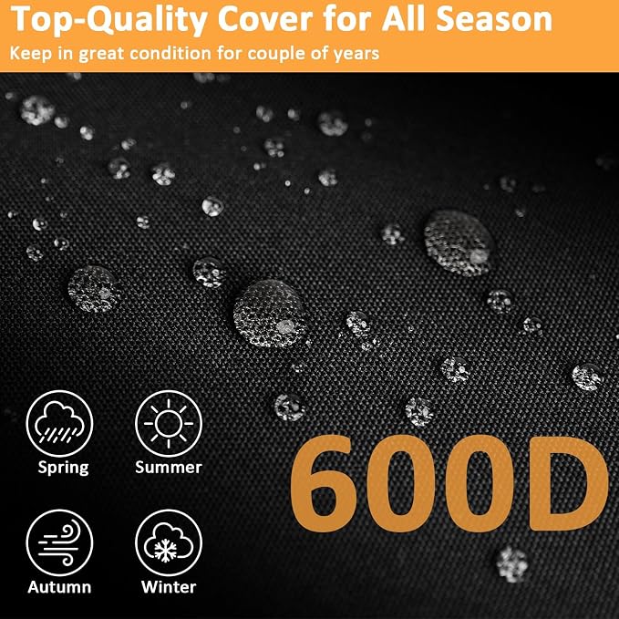 30 Inch Grill Cover for Weber Spirit 210 Series, Waterproof Small BBQ Cover for - Image 6