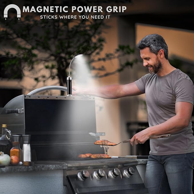BBQ Grill Lights Magnetic Base Super-Bright LED Lights-360 Degree Flexible - Image 2