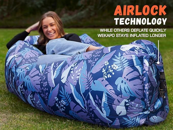 WEKAPO Inflatable Sun Lounger, Air Sofa, Waterproof and Leak-Proof, Picnics and - Image 5