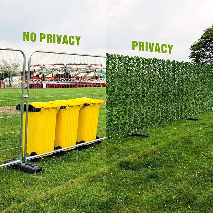 DearHouse Artificial Ivy Privacy Fence Wall Screen, 59x177.1inch Artificial - Image 4
