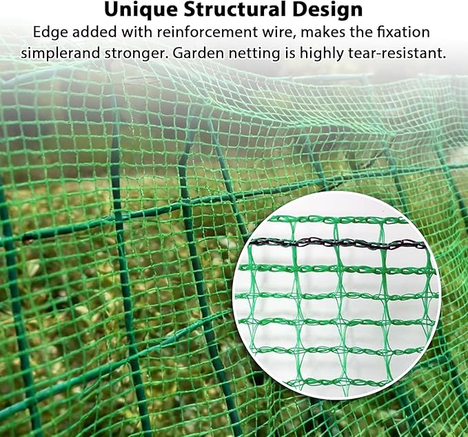 Garden Temporary Safety Fence, Resuable Plastic Mesh Fence - Image 3