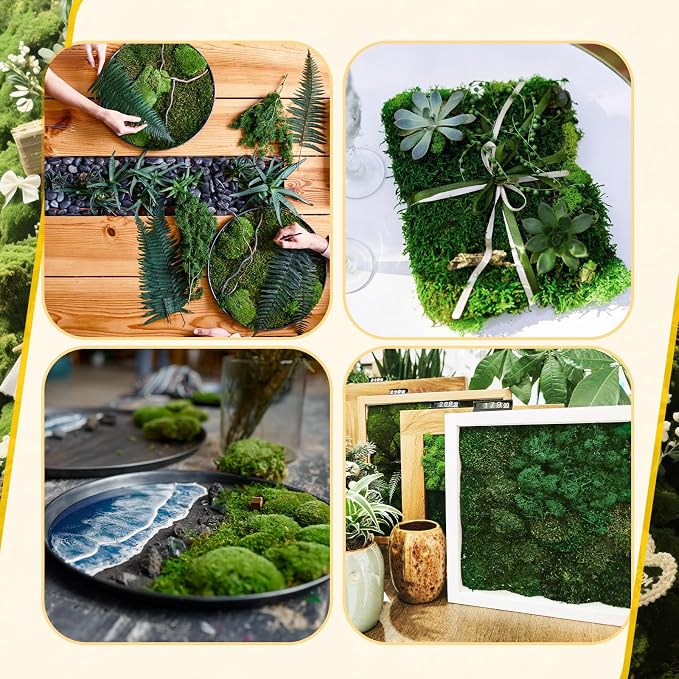 Zeyune 4 Pcs Fake Moss Table Runner - Image 7