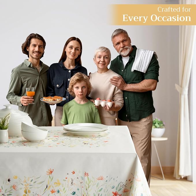 Maison d' Hermine Table Cloth Rectangle Table 100% Cotton 54 x 72 Inches - Image 6