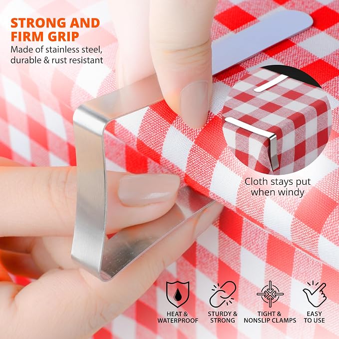 12 Pack Large Tablecloth Clips - Image 5