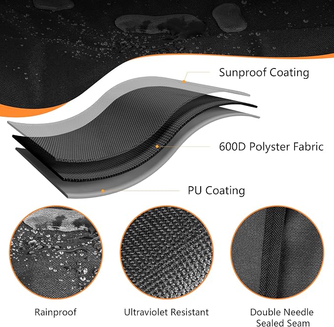 Outdoor 600D Heavy Duty Grill Cover - Image 3