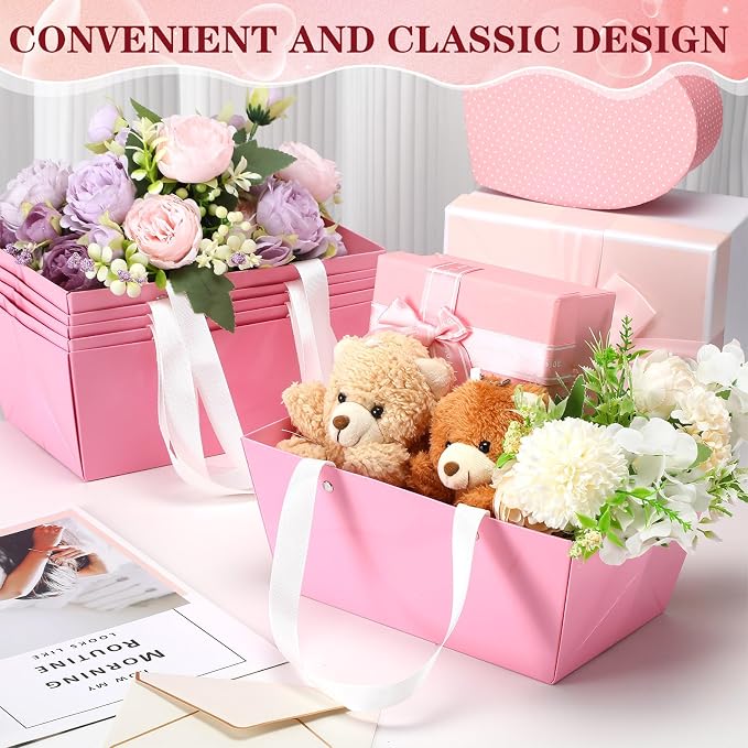 Glenmal 72 Pcs Baskets for Gifts Waterproof Empty Kraft Basket Bulk - Image 4
