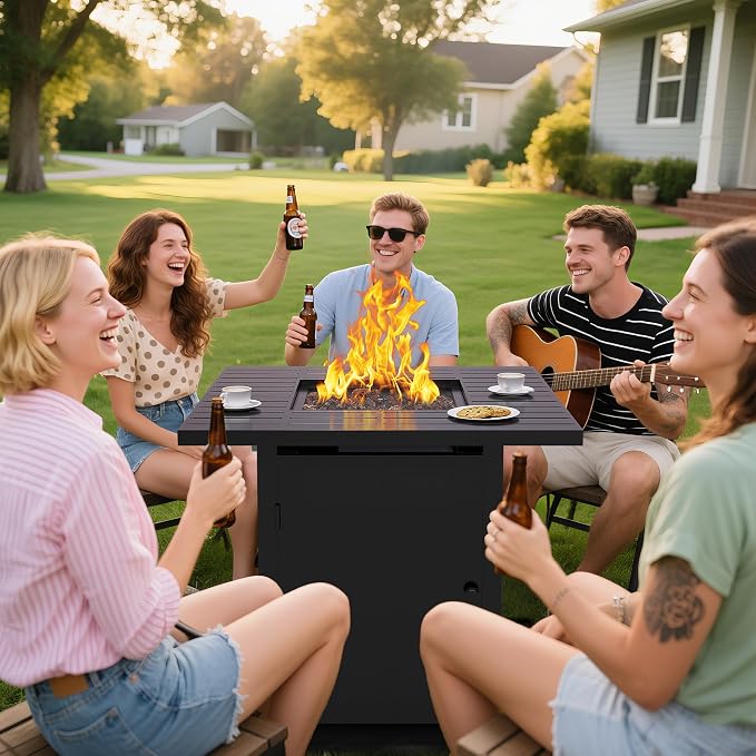 Royalcraft 2 in 1 Propane Fire Pit Table, 50000 BTU Gas Fire Pits Table - Image 3