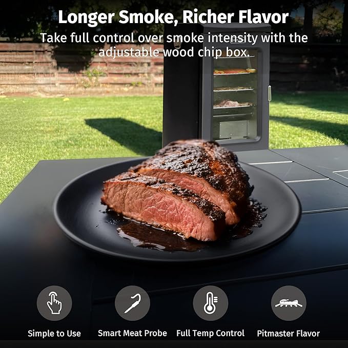 EAST OAK 30" Electric Smoker for Outdoors | Built-in Meat Probe & Up to 6× - Image 4