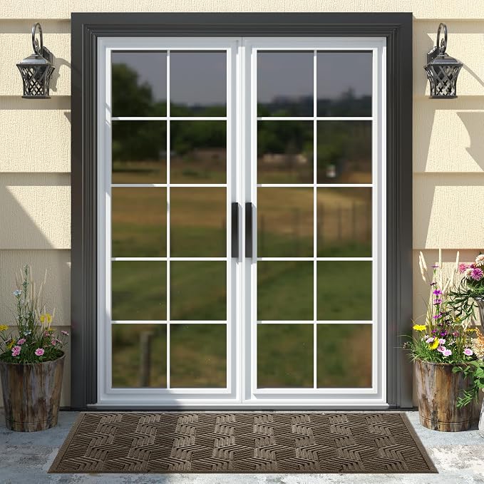 Yimobra Large Door Mat 47x24, All-Season Waterproof Outdoor Mats - Image 3